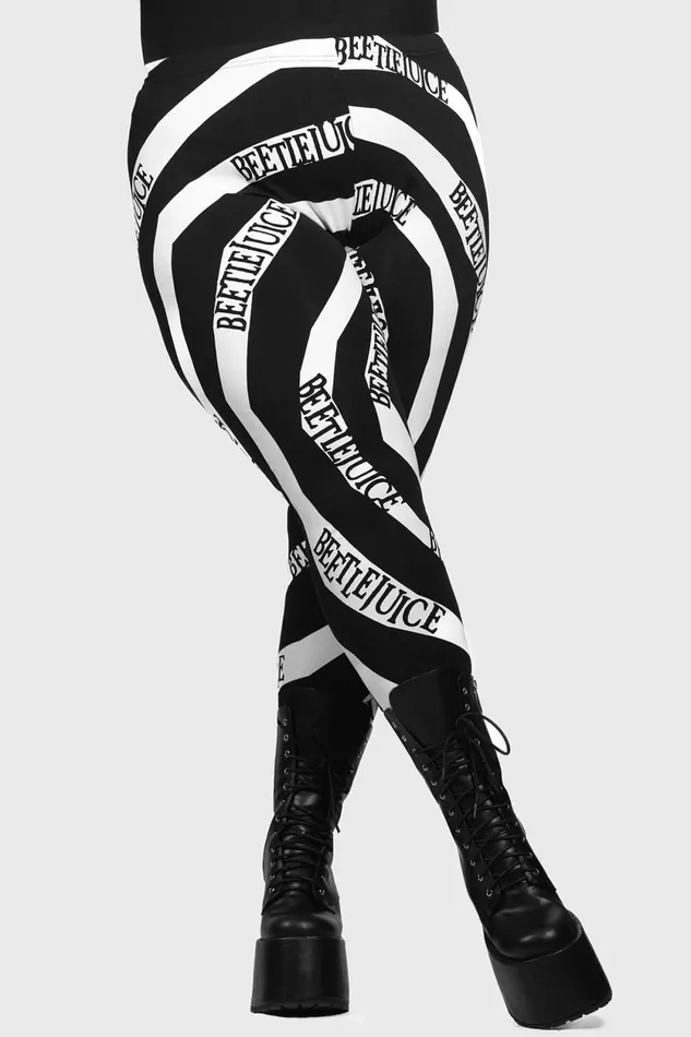 Women Leggings Killstar Vertigo Spiral Leggings