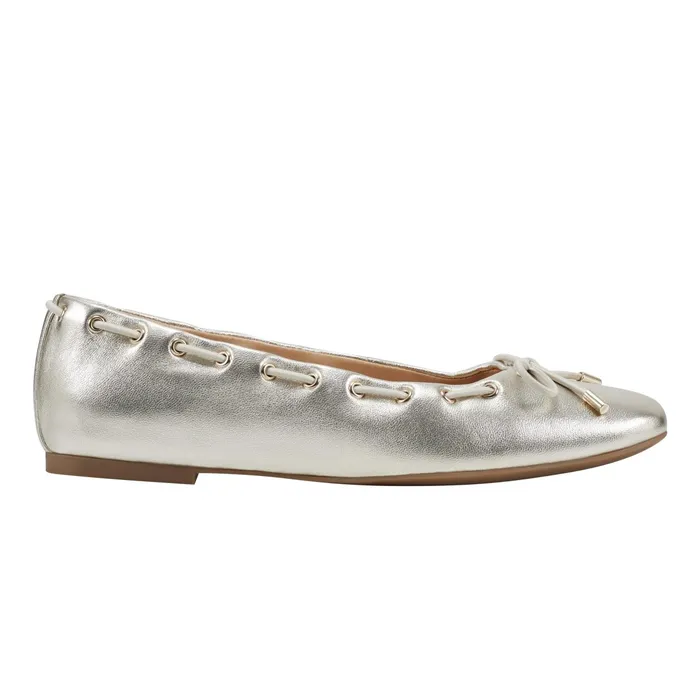 Women Letizia SlipOn Casual Flat Platino Marc Fisher Loafers and Flats