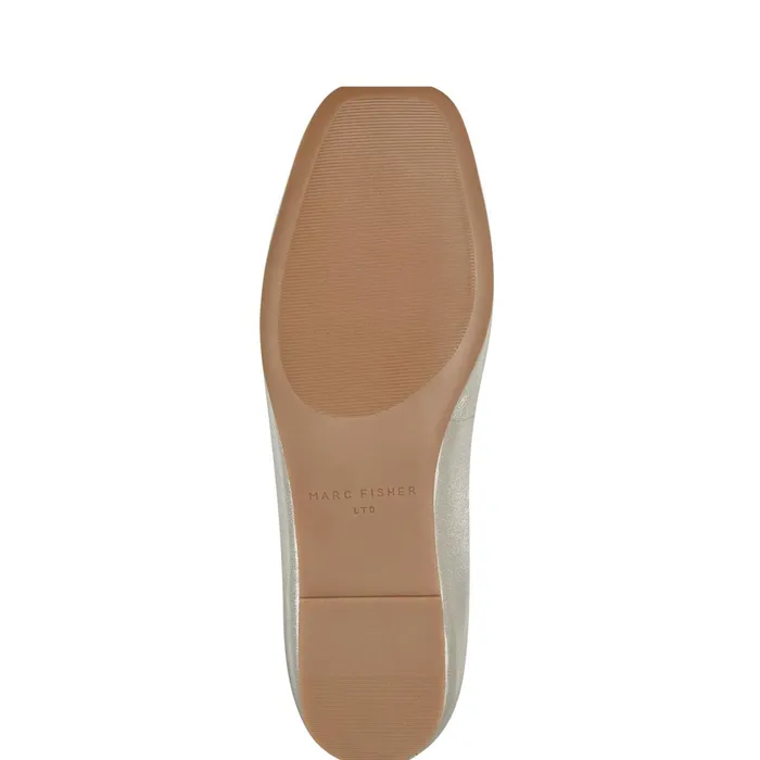 Women Letizia SlipOn Casual Flat Platino Marc Fisher Loafers and Flats