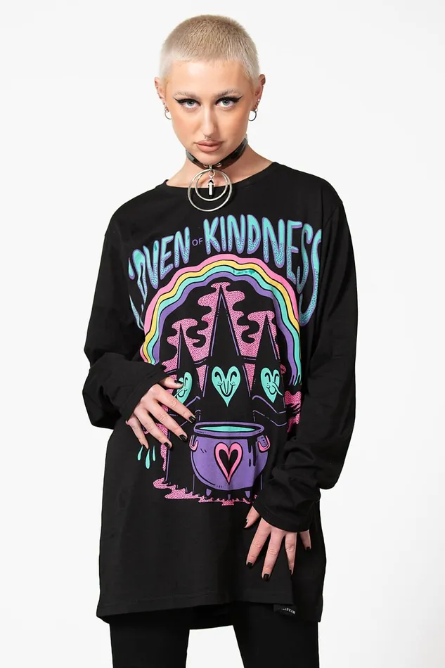 Women Long Sleeves Killstar Coven Of Kindness Long Sleeve Top