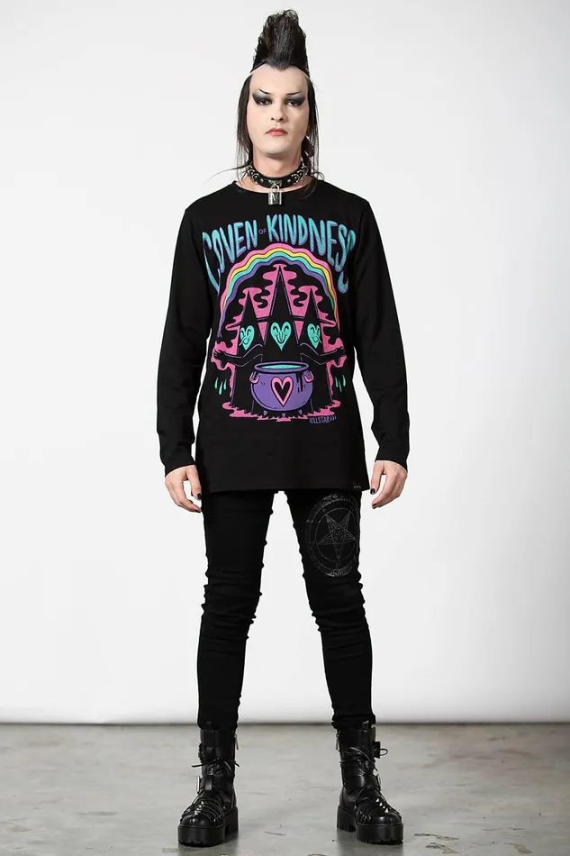 Women Long Sleeves Killstar Coven Of Kindness Long Sleeve Top
