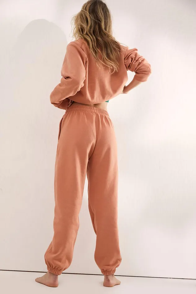 Women Loungewear Free People Recycled Fleece Sweatpants Clay
