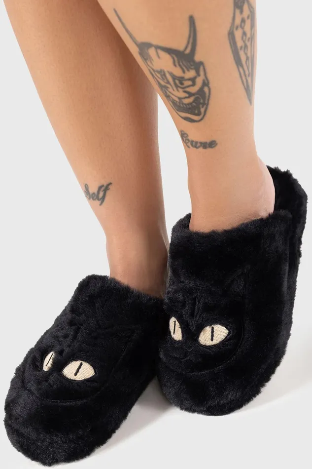 Women Loungewear Killstar Familiar Woods Slippers