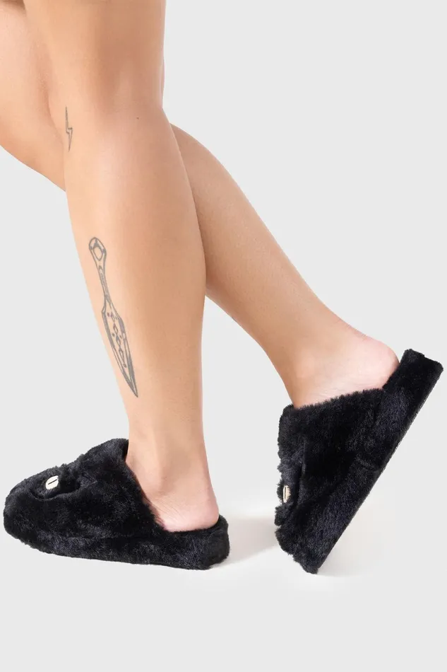 Women Loungewear Killstar Familiar Woods Slippers
