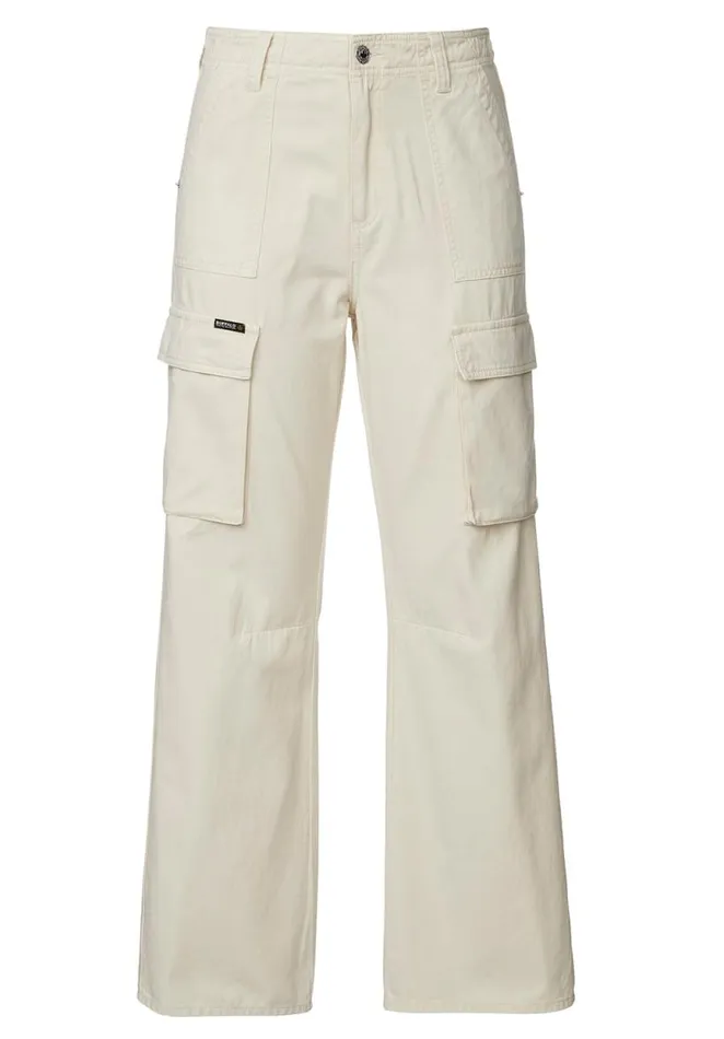 Women Low Rise Straight Gia Black Cargo Pants Black Buffalo David Bitton Pants