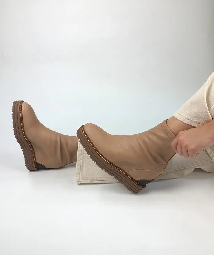 Women Mrida Beige 8211 Ankle Boots Pedro Miralles