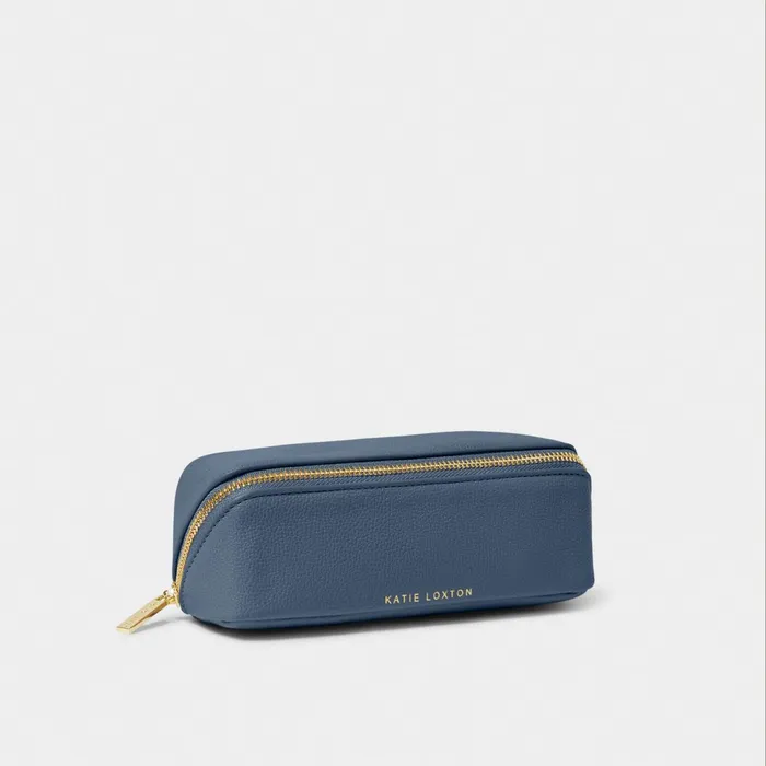 Women Makeup and Wash Bags Katie Loxton Small Personalised Makeup Bag In Navy