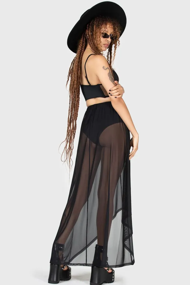 Women Maxi Skirts Killstar Umbra Maxi Skirt