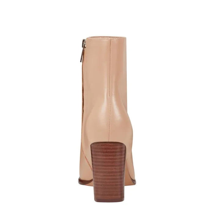 Women Melysa Dress Bootie Light Natural Leather Marc Fisher Dress Boots