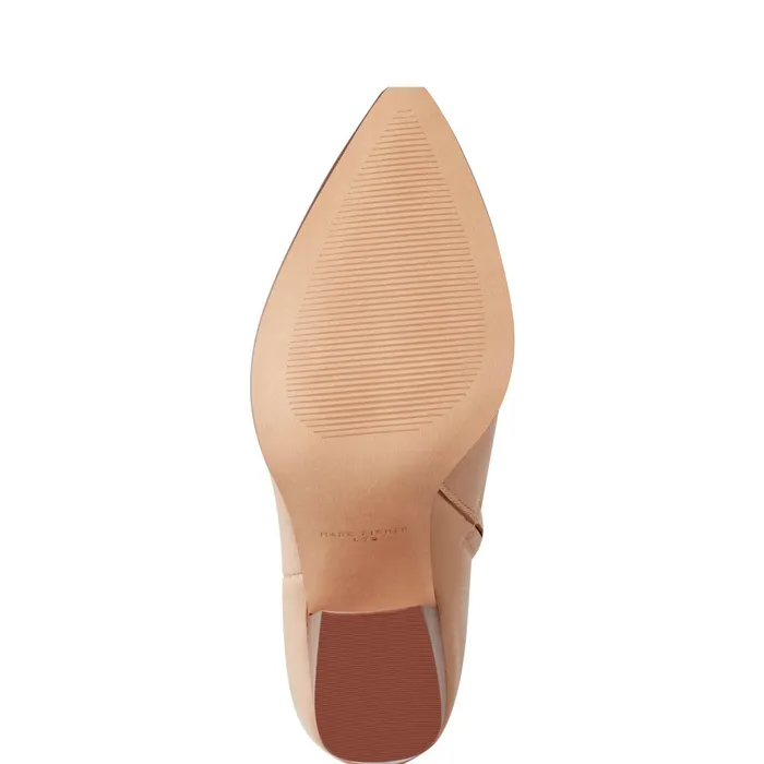 Women Melysa Dress Bootie Light Natural Leather Marc Fisher Dress Boots