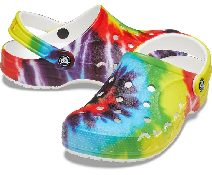 WomenMen Baya TieDye Clog Multi Crocs Clogs