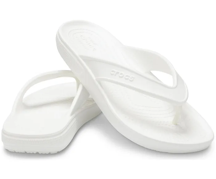 WomenMen Classic II Flip White Crocs Sandals