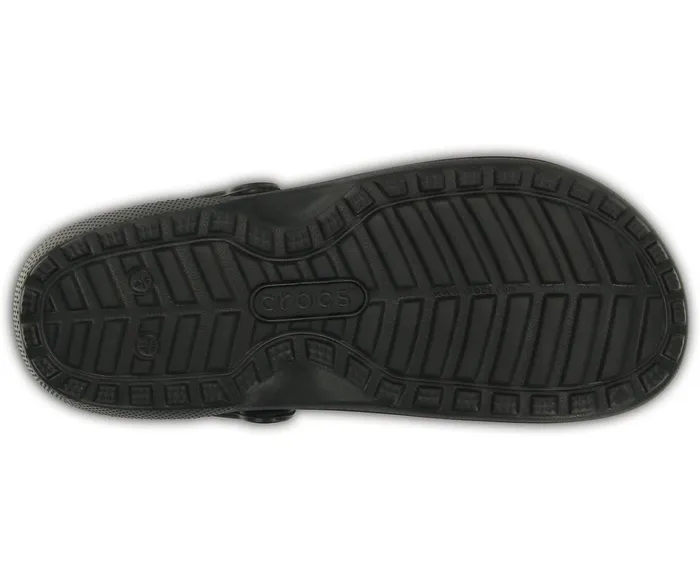 WomenMen Classic Lined Clog Black Black Crocs Clogs