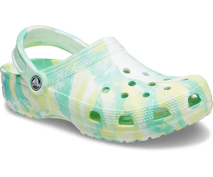 WomenMen Classic Marbled Clog Pistachio Multi Crocs Clogs
