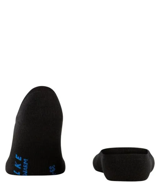 WomenMen Keep Warm Unisex No Show Socks Black FALKE No Show Socks