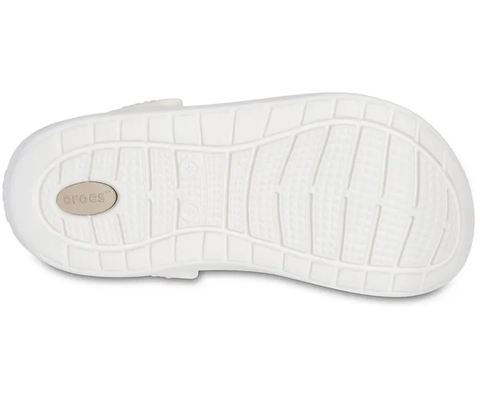 WomenMen LiteRide Printed Camo Clog Almost White Crocs Clogs