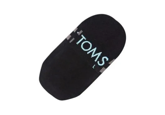WomenMen Ultimate No Show Socks Black Black TOMS Sneakers
