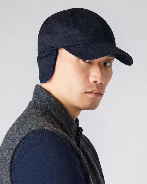 WomenMen Unisex Cashmere CapIn Navy Blue Navy Blue NPeal Hats