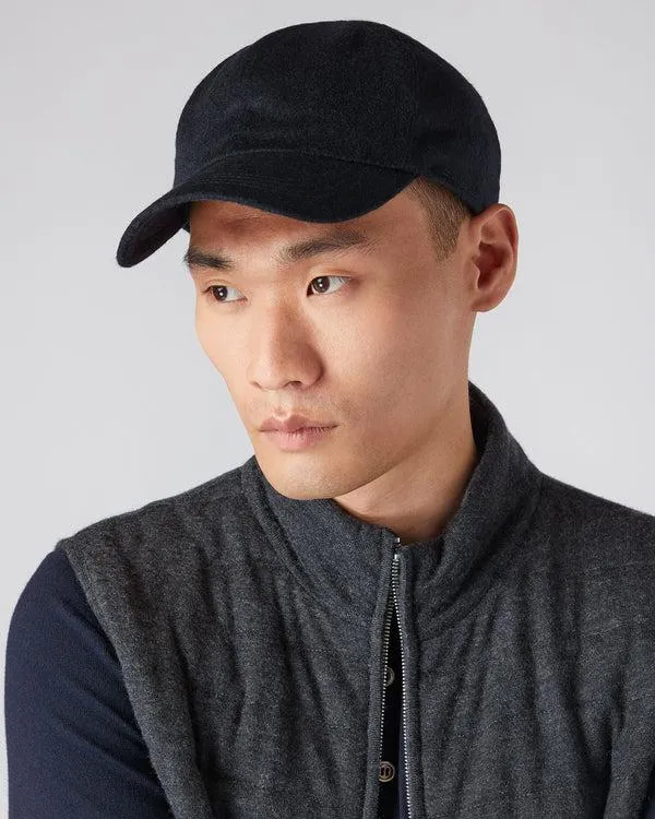 WomenMen Unisex Cashmere CapIn Navy Blue Navy Blue NPeal Hats