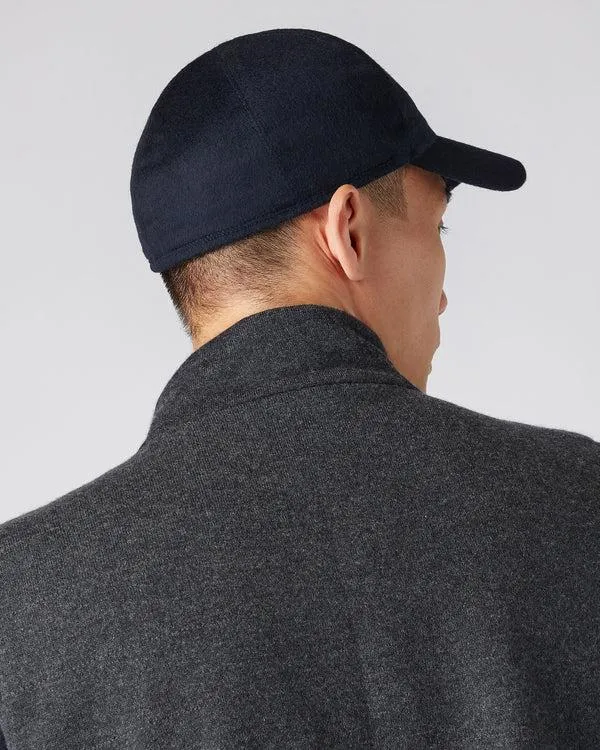 WomenMen Unisex Cashmere CapIn Navy Blue Navy Blue NPeal Hats