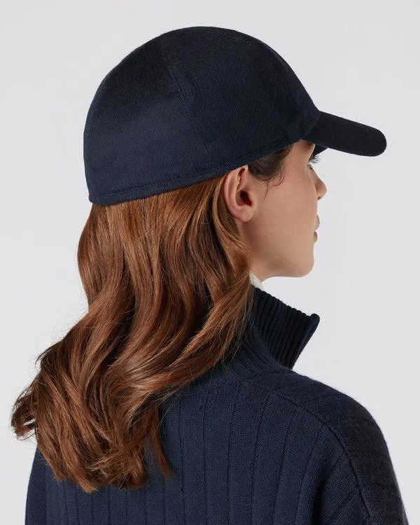WomenMen Unisex Cashmere CapIn Navy Blue Navy Blue NPeal Hats