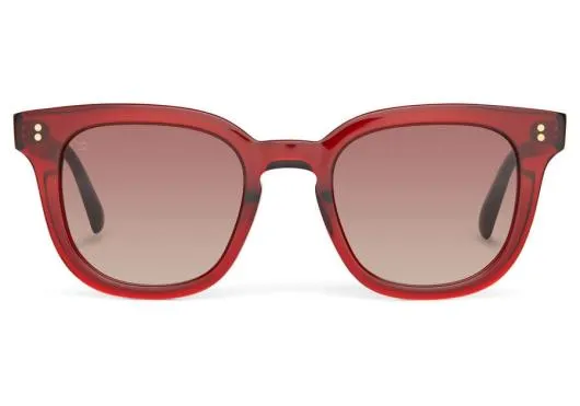 WomenMen Venice Rosewood Crystal Brown Gradient TOMS Sunglasses