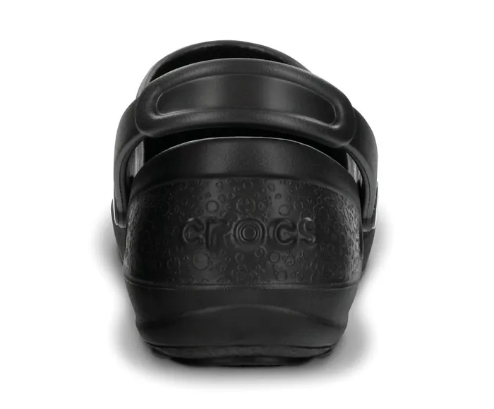 Women Mercy Work Clog Black Black Crocs Clogs