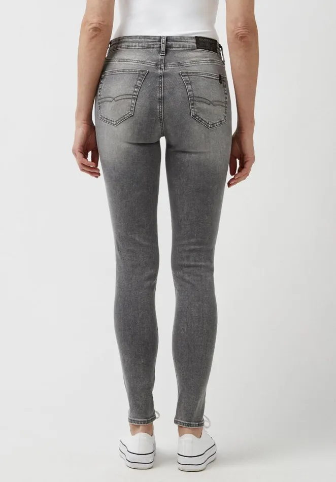 Women Mid Rise Skinny Alexa Carbon Jeans Light Carbon Buffalo David Bitton Mid Rise Skinny Alexa
