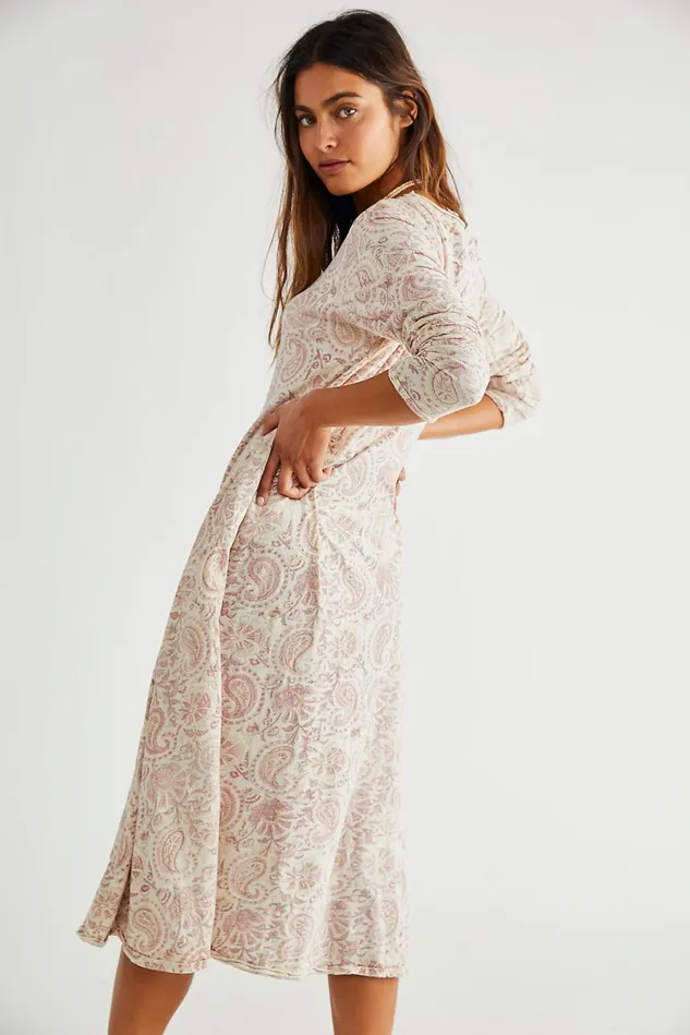 Women Midi Dresses Free People Dylan T Dress Durga