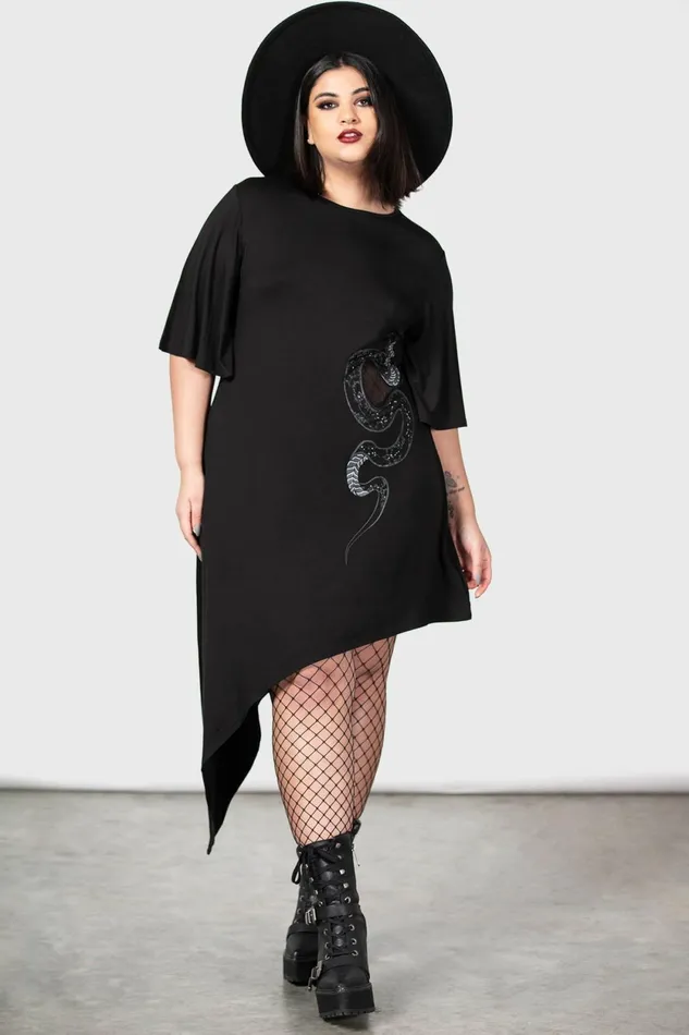 Women Midi Killstar Maple Asymmetric Dress