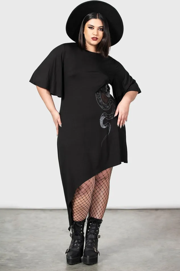 Women Midi Killstar Maple Asymmetric Dress