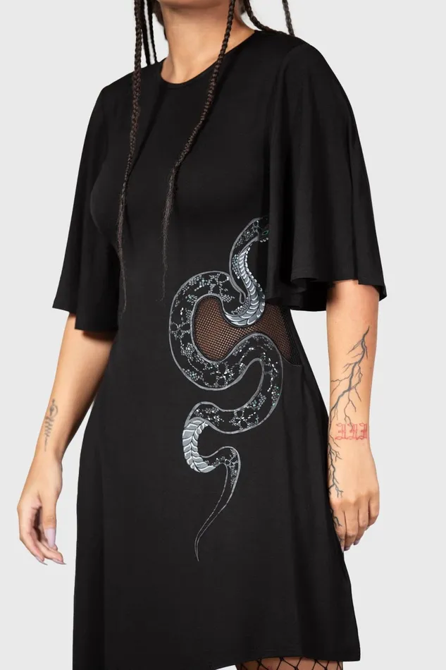 Women Midi Killstar Maple Asymmetric Dress