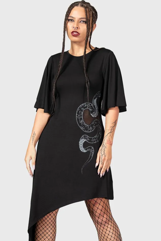 Women Midi Killstar Maple Asymmetric Dress