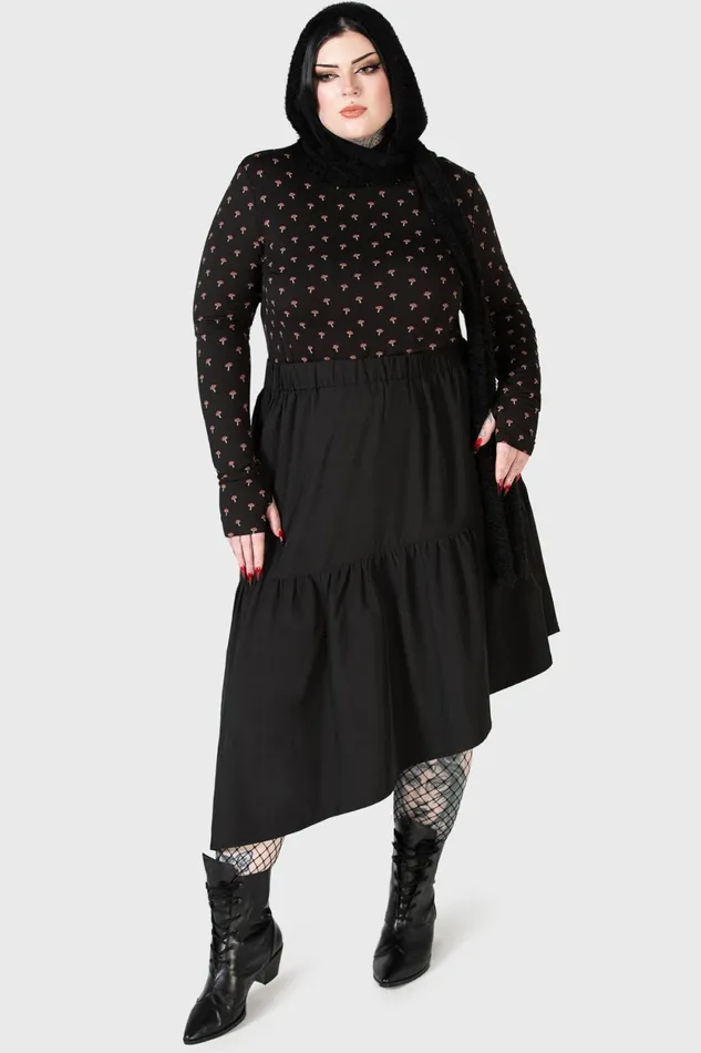 Women Midi Skirts Killstar Othalo Midi Skirt