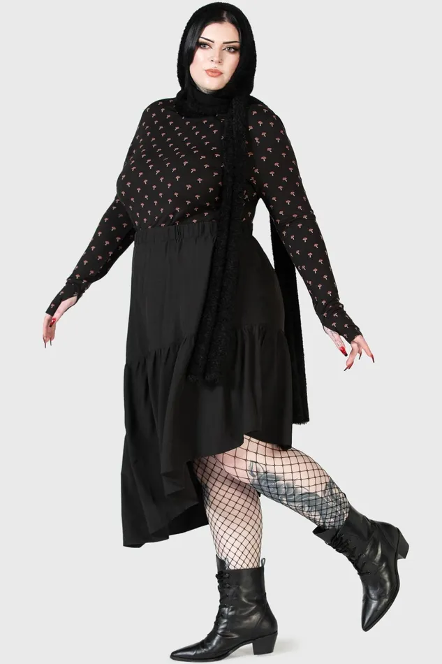 Women Midi Skirts Killstar Othalo Midi Skirt