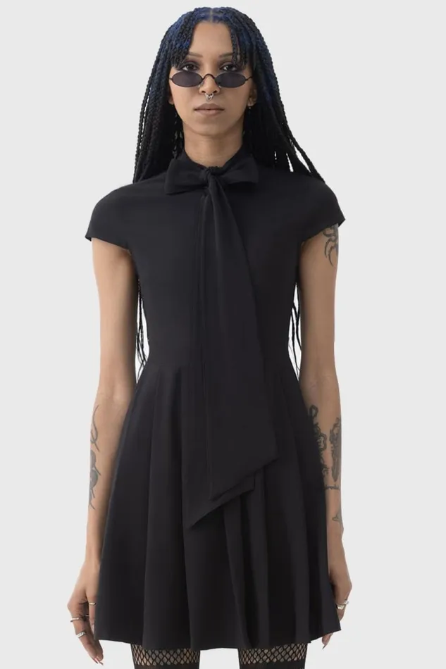 Women Mini Killstar Funerary Rites Dress