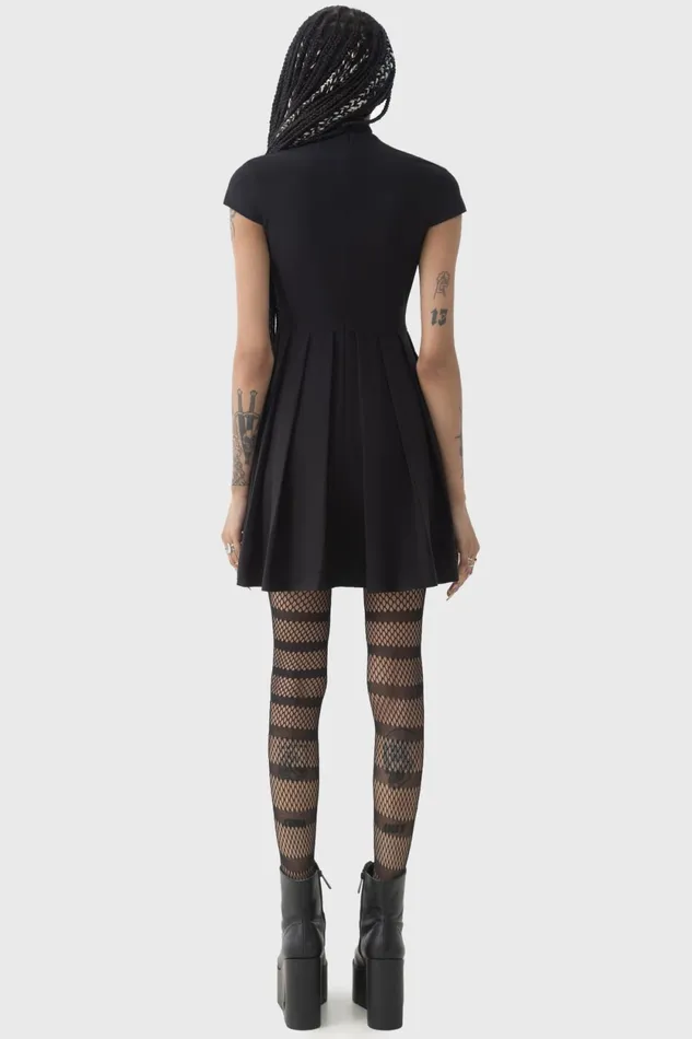Women Mini Killstar Funerary Rites Dress