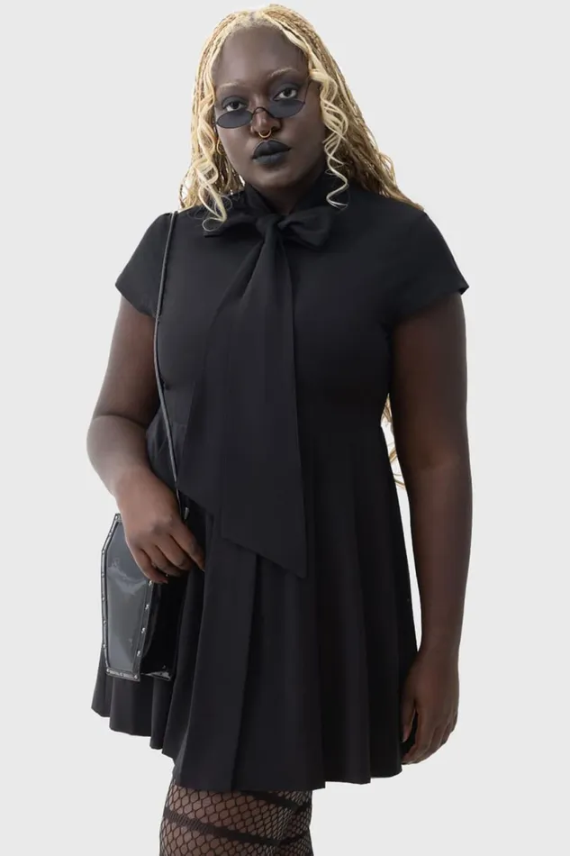 Women Mini Killstar Funerary Rites Dress