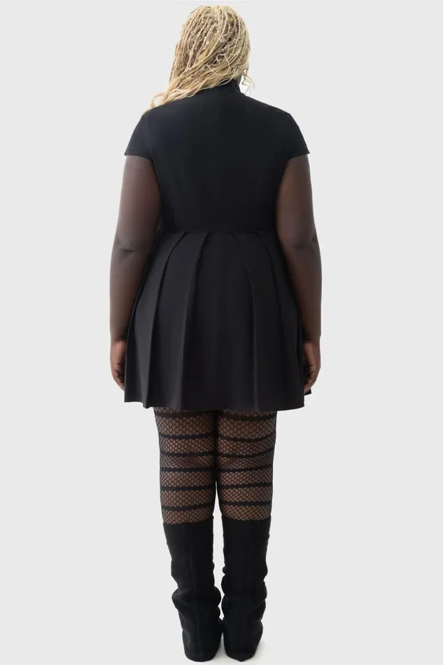 Women Mini Killstar Funerary Rites Dress