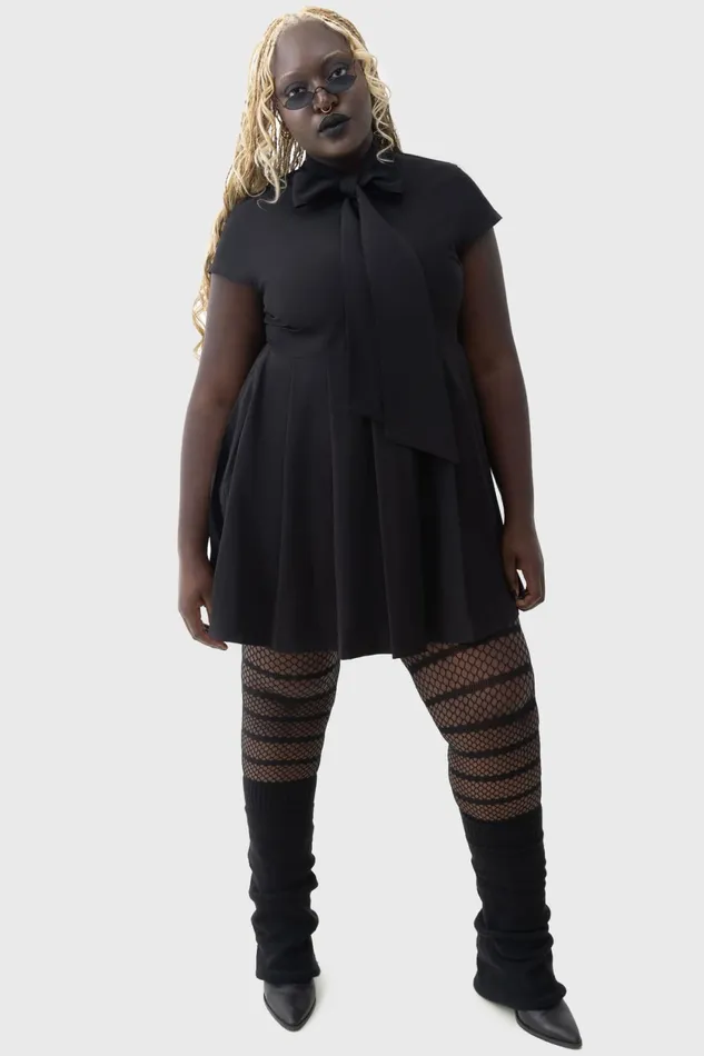 Women Mini Killstar Funerary Rites Dress