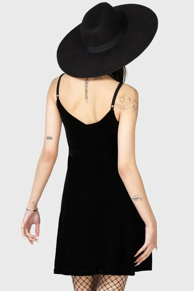 Women Mini Killstar Magica Skater Dress B