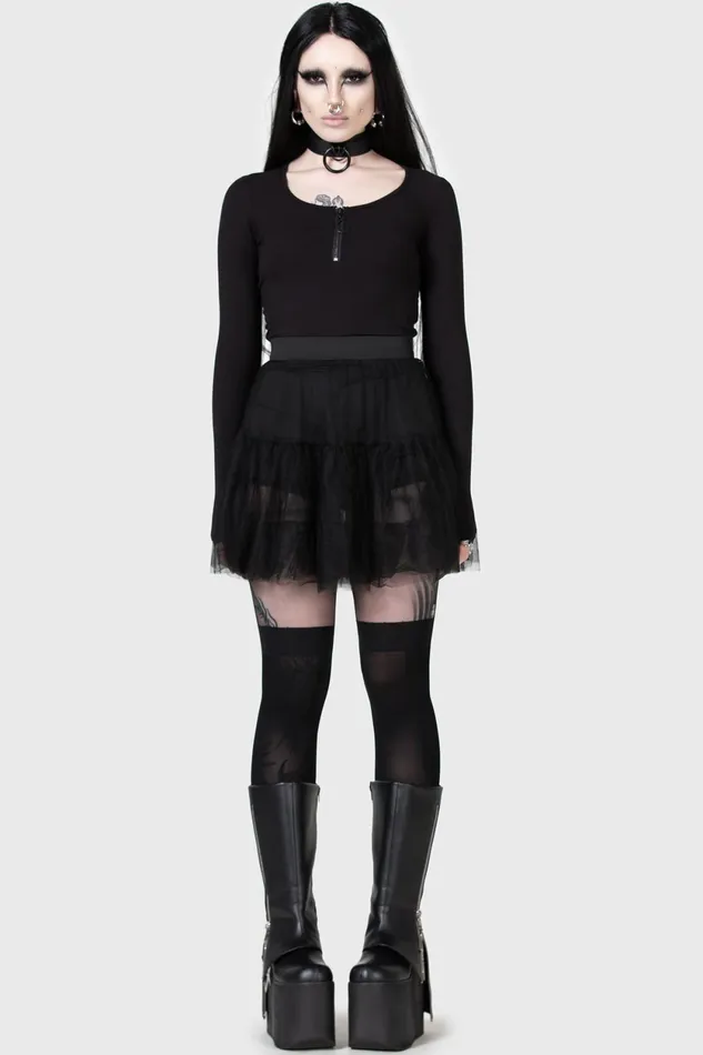 Women Mini Skirts Killstar Dance All Night Mini Skirt