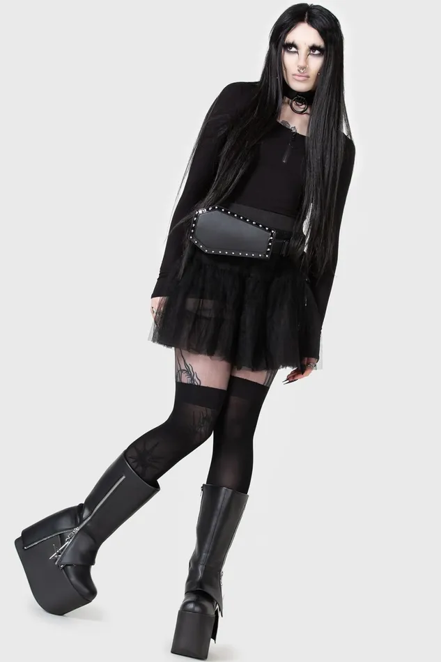 Women Mini Skirts Killstar Dance All Night Mini Skirt
