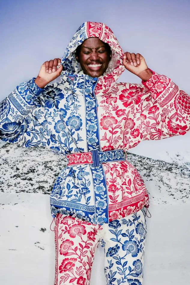 Women Mixed Pineapple Garden Ski Jacket Pineapple Garden FARM Rio Puffer Jackets