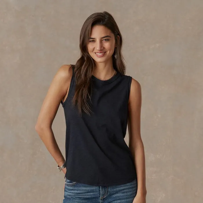 Women Mollie Tank Black Sundance Catalog Tops Women Mollie Tank Black Sundance Catalog Tops