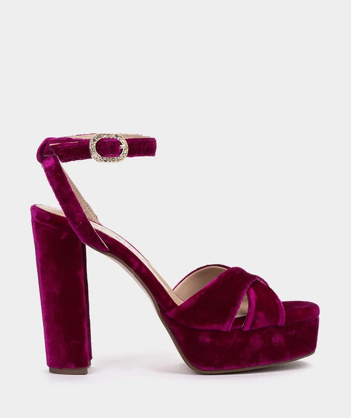 Women Montpellier Red 8211 Heeled Sandals Pedro Miralles