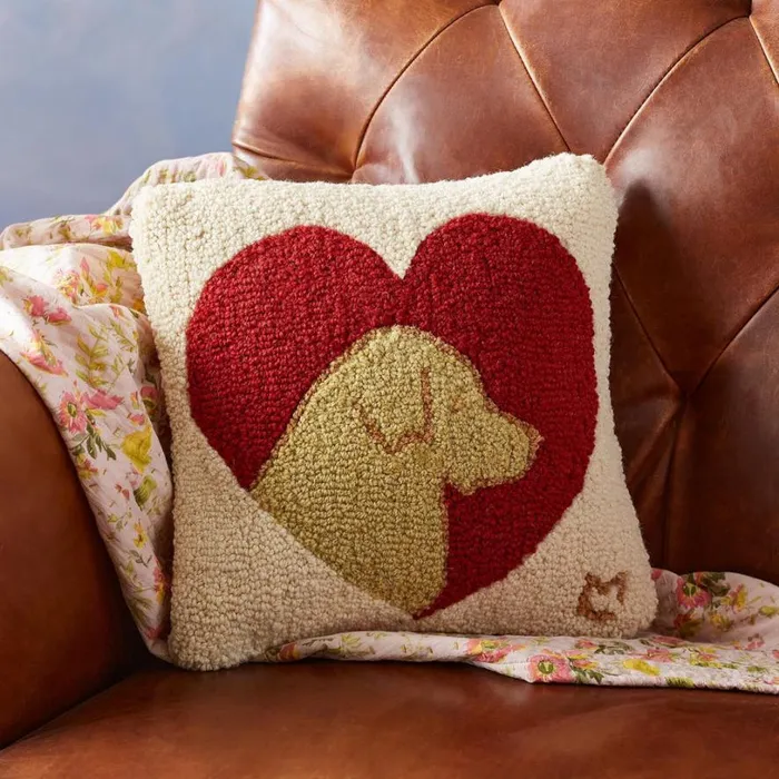 Women My Heart Is Full Lab Pillow Sundance Catalog Seasonal