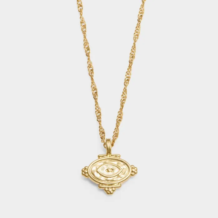 Women Necklaces Katie Loxton Protection039 Waterproof Gold Charm Necklace