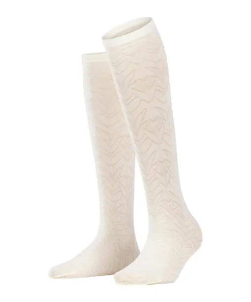 Women Nile Jewel 40 DEN Women Kneehigh Socks Pearl FALKE Fullyfashioned Stockings