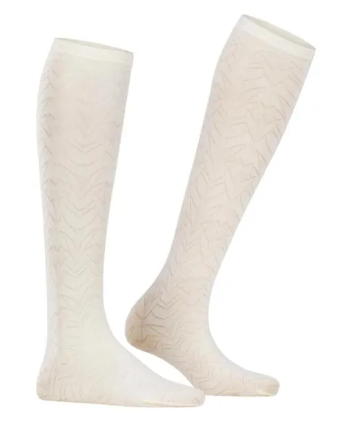 Women Nile Jewel 40 DEN Women Kneehigh Socks Pearl FALKE Fullyfashioned Stockings